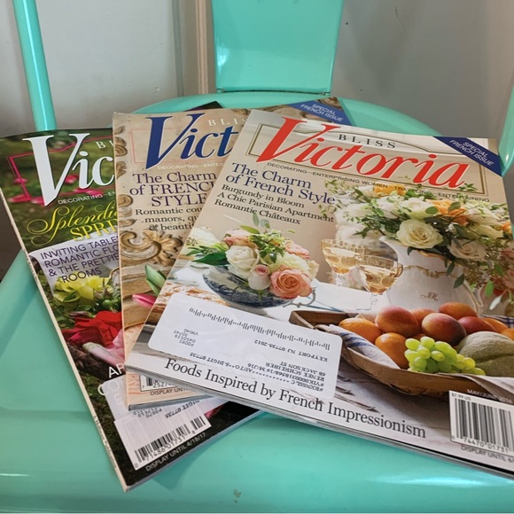 Bliss Victoria Magazines Lot of 3:  May/June ‘16, Mar/Apr ‘17, May/June ‘17 - Picture 1 of 4